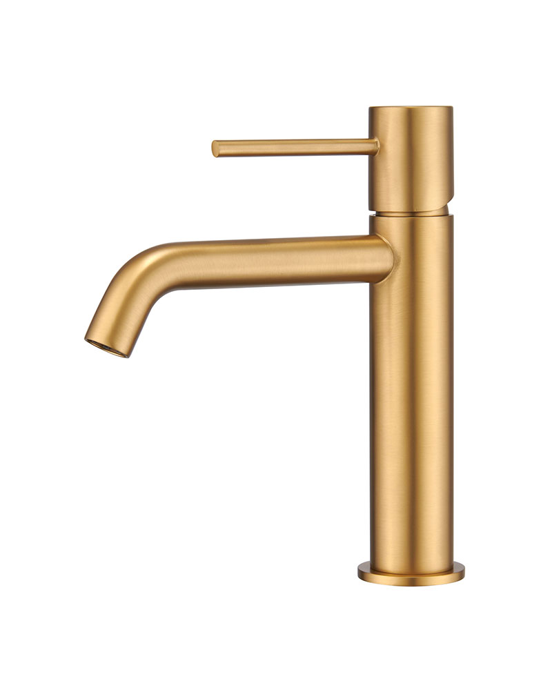 BRUSHED GOLD WASHBASIN MIXER – MONZA SERIES