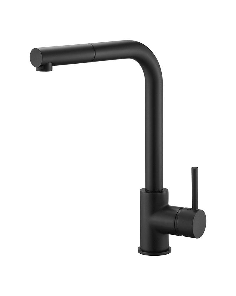 MALTA SERIES MATT BLACK PULL-OUT SINGLE-LEVER KITCHEN FAUCET